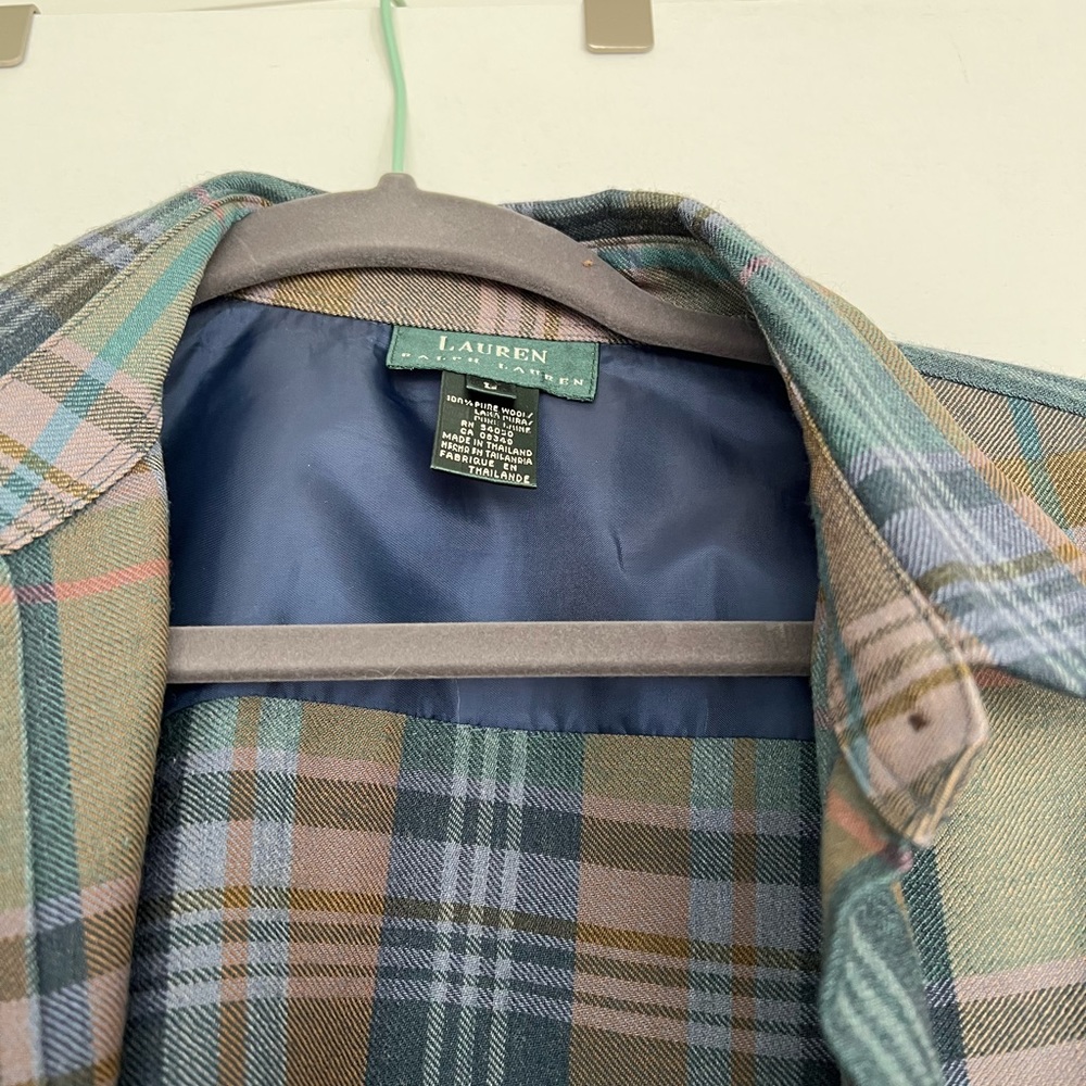 Ralph Lauren wool shirt.
